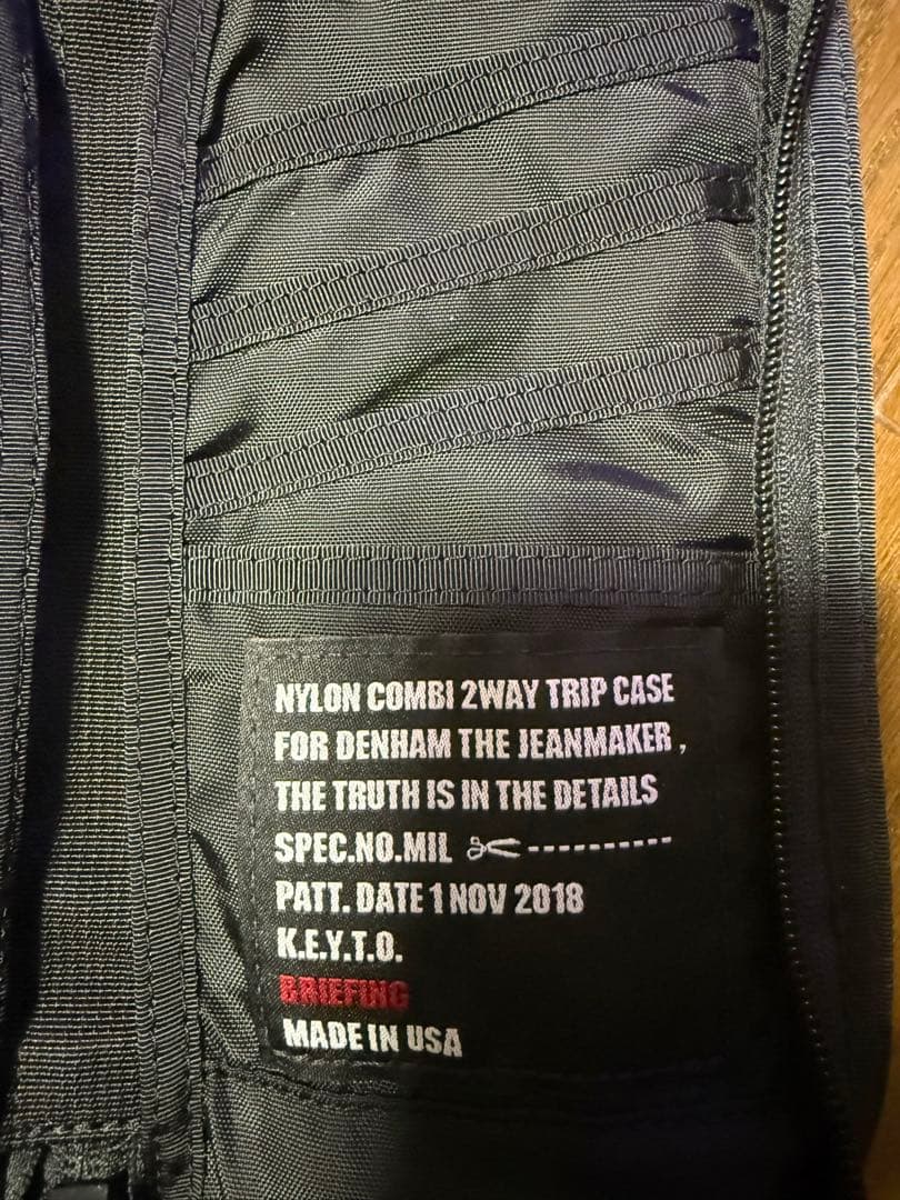 K*e様 DENHAM × BRIEFING TRIPケース ウォレットショルダ