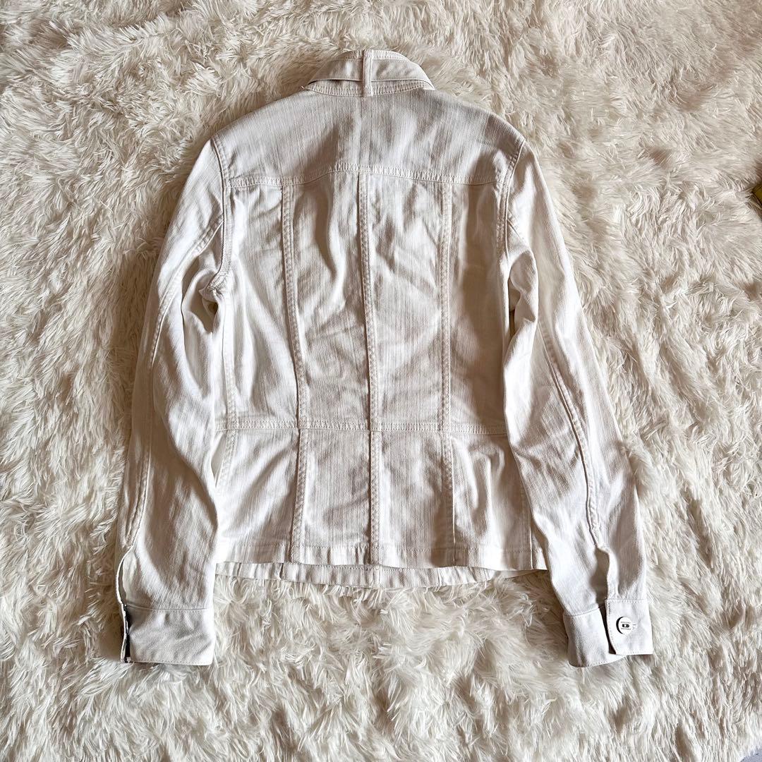 BURBERRY LONDON 白ジャケット ノバチェックベルト付き 正規品
