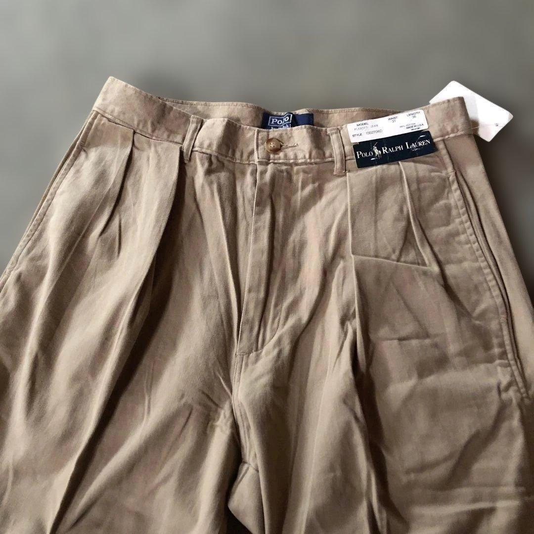 デッドストック ポロbyラルフローレンチノ W31L36 USA製