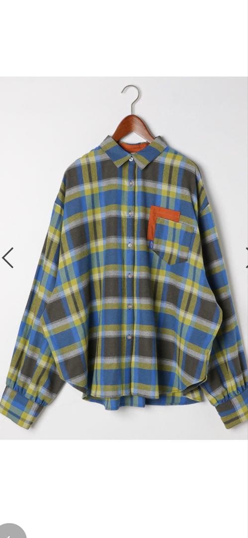 niko and... チェック柄長袖シャツ