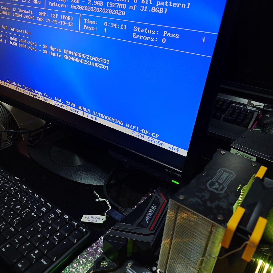 GIGASTONE DDR4 2666 16GB ×2 計 32GB 動作確認済