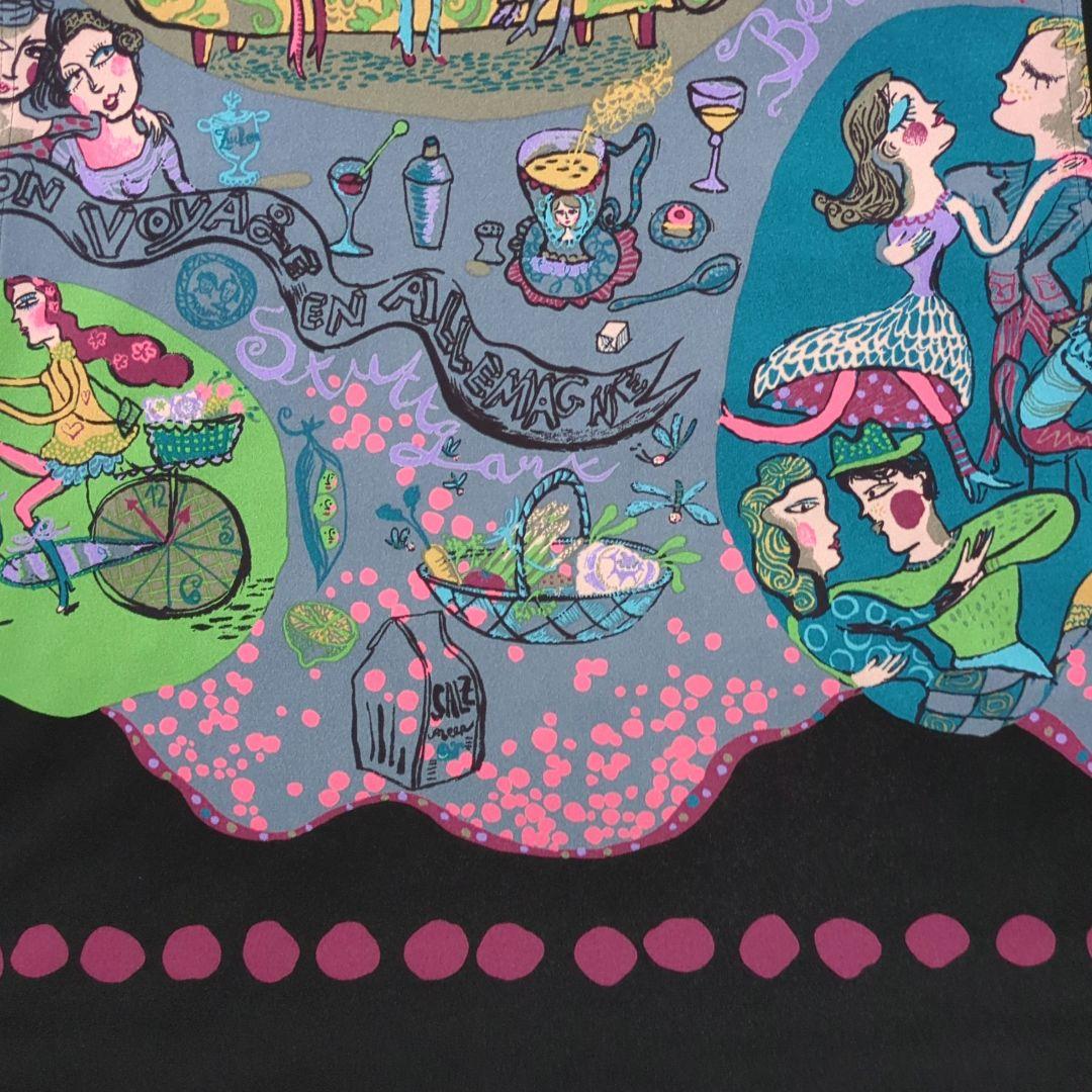 【専用】TOKUKO 1er VOL　チュニック　人物　犬　自転車　地球儀