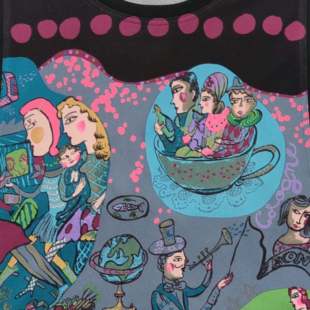 【専用】TOKUKO 1er VOL　チュニック　人物　犬　自転車　地球儀