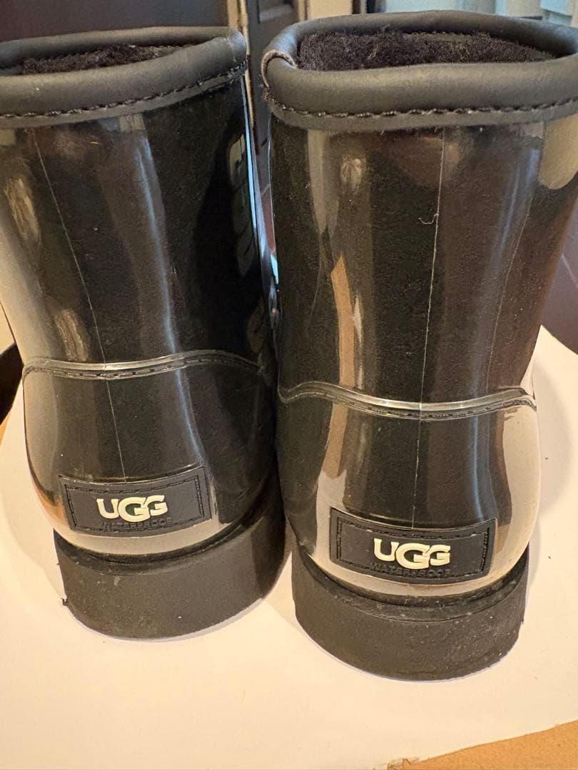 UGG W CLASSIC CLEAR MINI ブラック24cm