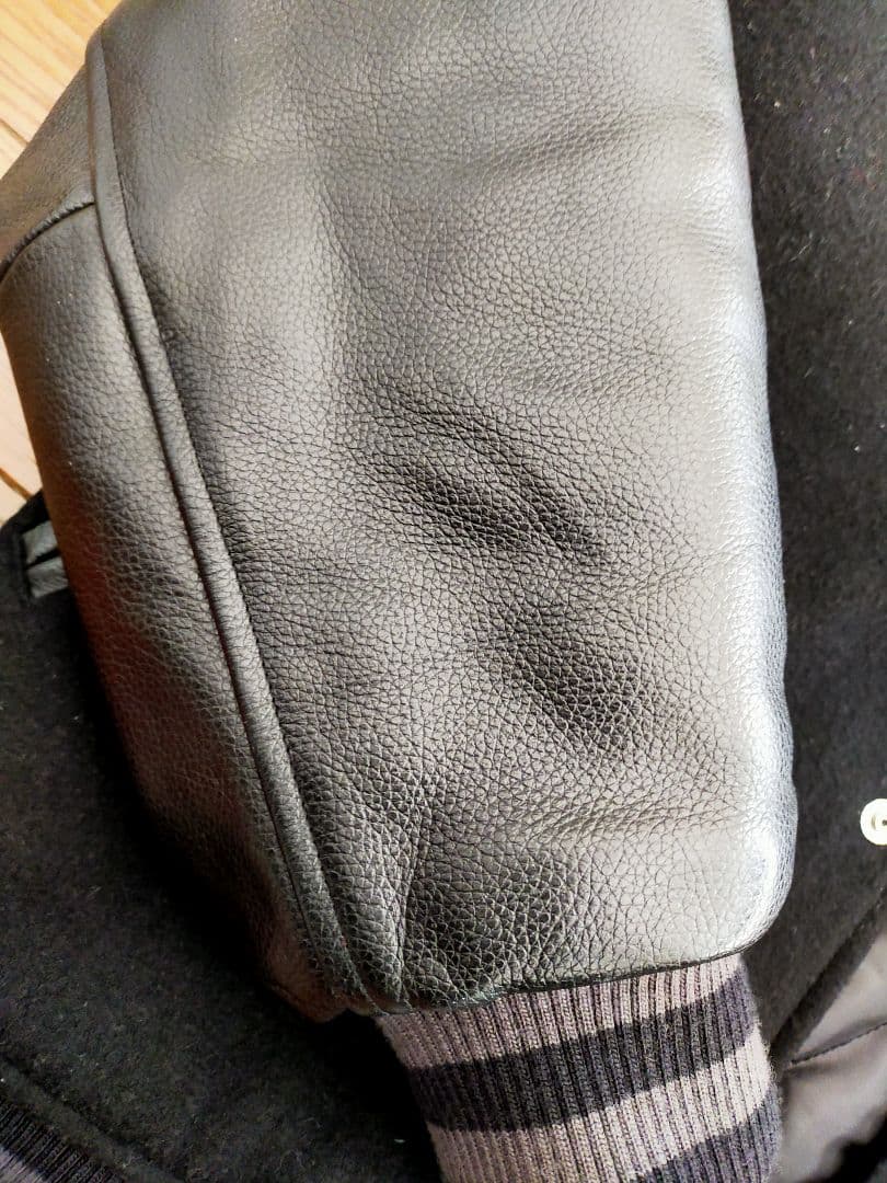 CRIMINAL 袖革スタジャン