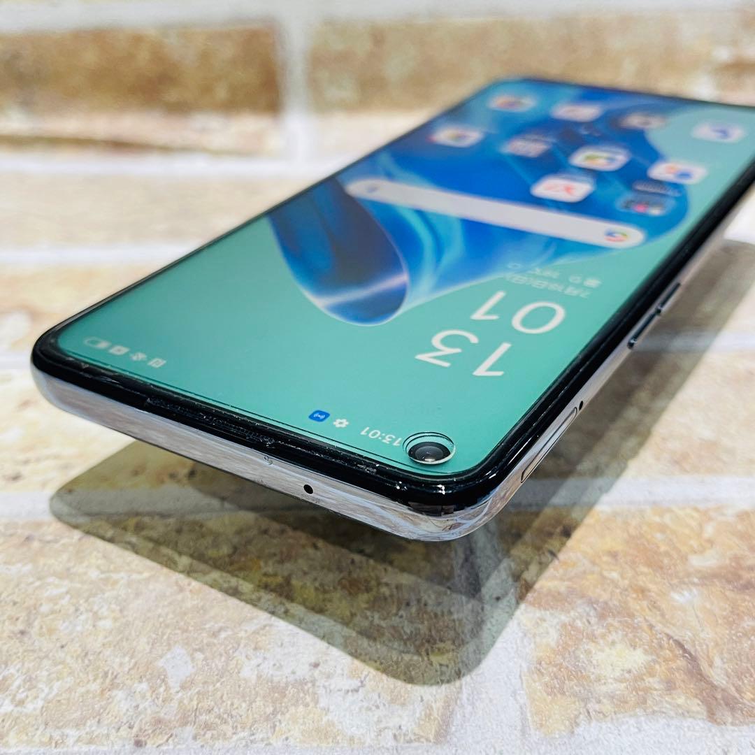 SIMフリー OPPO Reno5 A 128GB シルバーブラック 電池良好