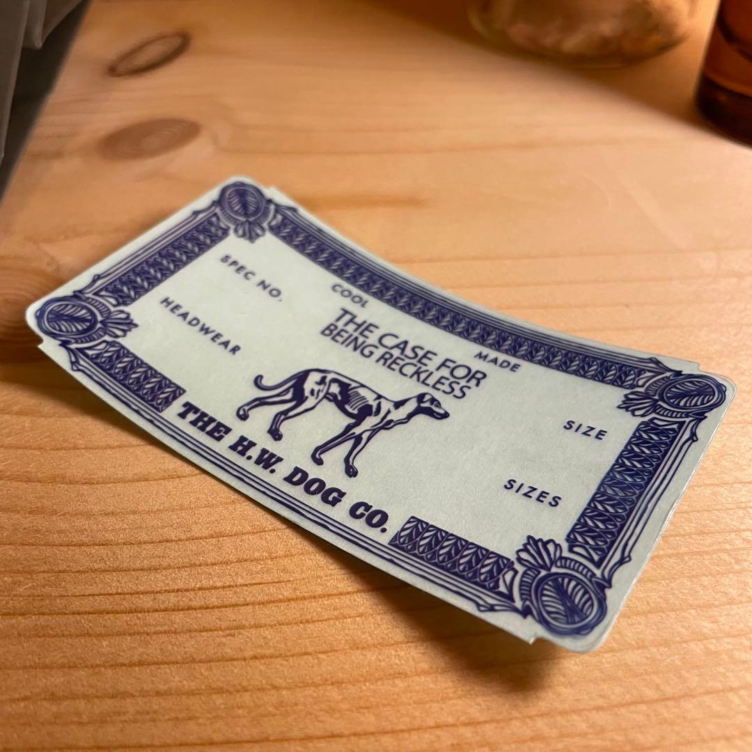 THE H.W.DOG&CO 2025 SS FATIGUE HATハット 黒