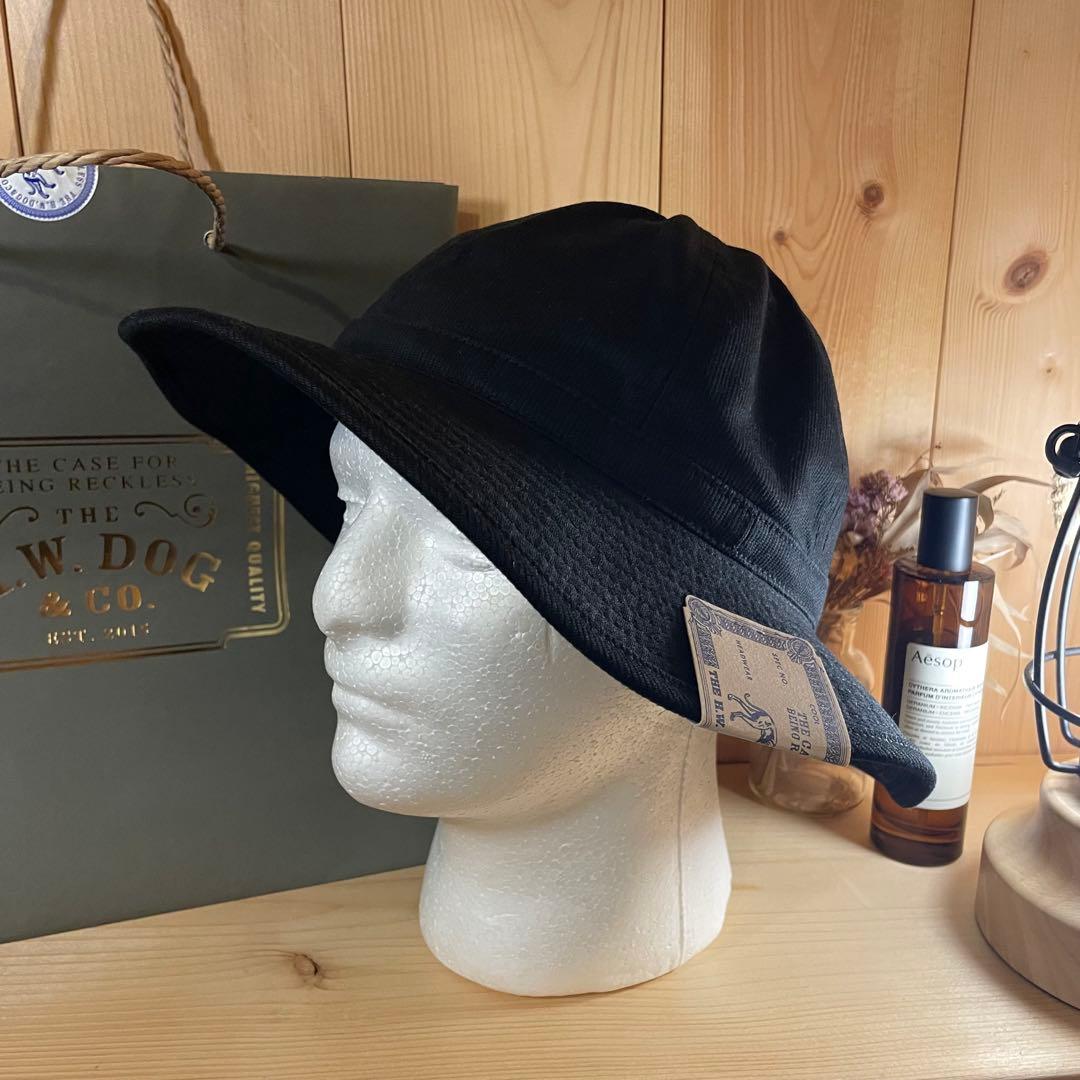 THE H.W.DOG&CO 2025 SS FATIGUE HATハット 黒