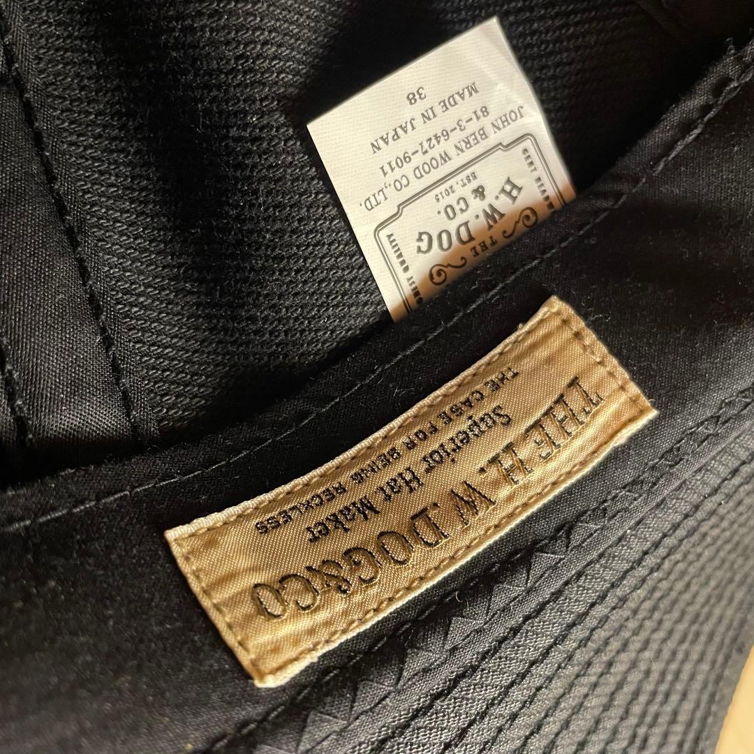 THE H.W.DOG&CO 2025 SS FATIGUE HATハット 黒