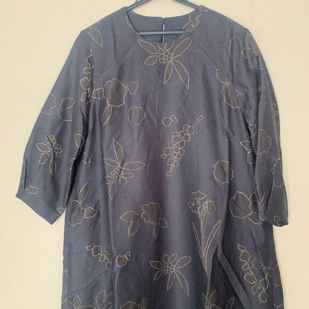 新品未使用　群言堂　新作　敦盛草　ワンピース