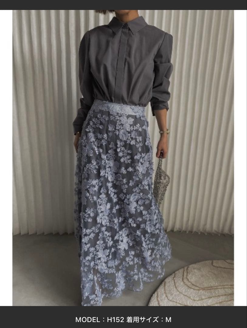 ワンピース LACE LAYERED SHIRT DRESS ameri vintage