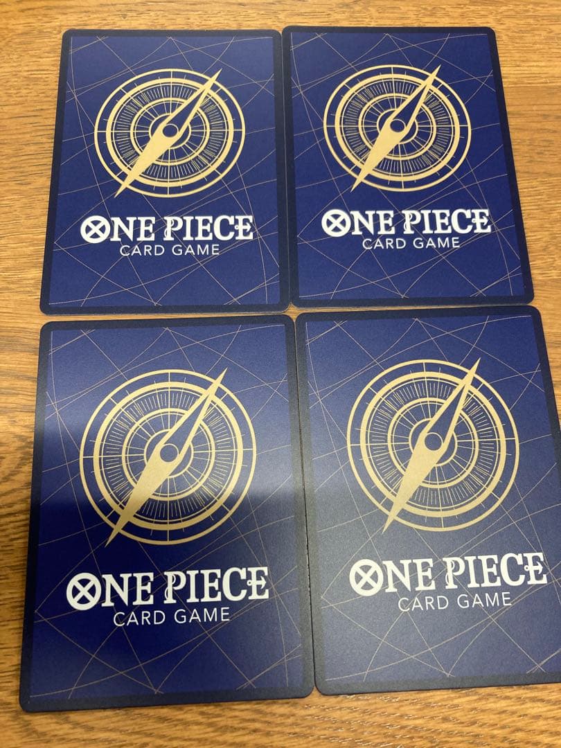 美品　モンキー・D・ルフィ P-106 黄　プロモ　パラレル　4枚セット