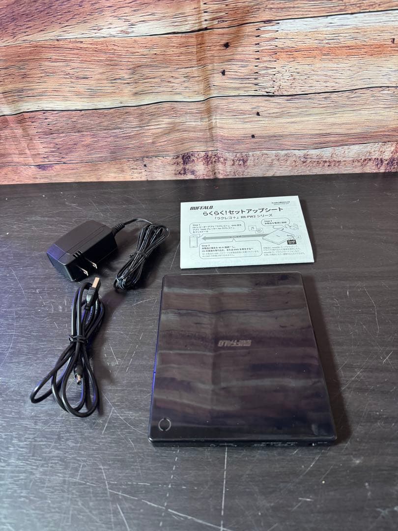BUFFALO ラクレコ＋ スマホ DVD再生 CDレコーダー SD保存可能