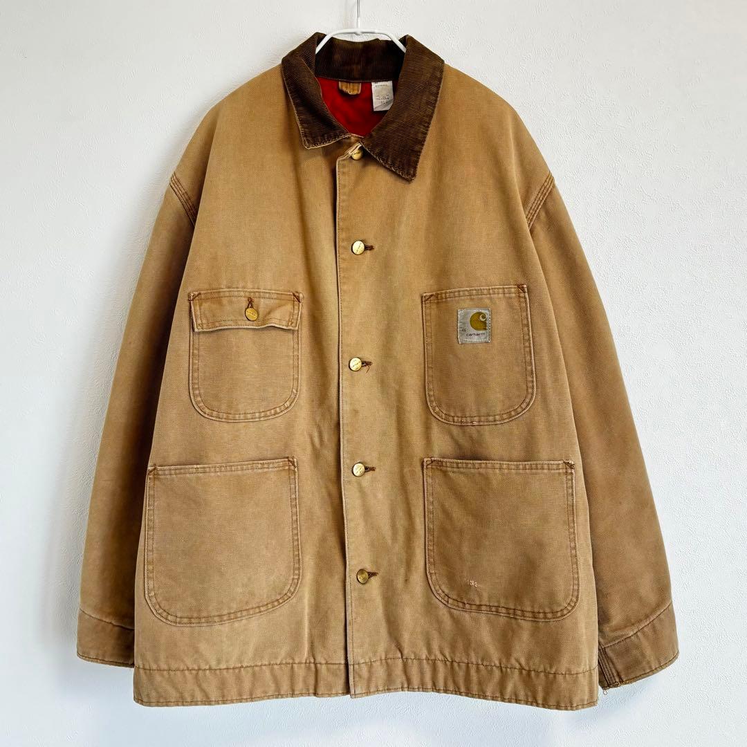 70s Carhartt カーハート ミシガンチョア カバーオール ダック 46