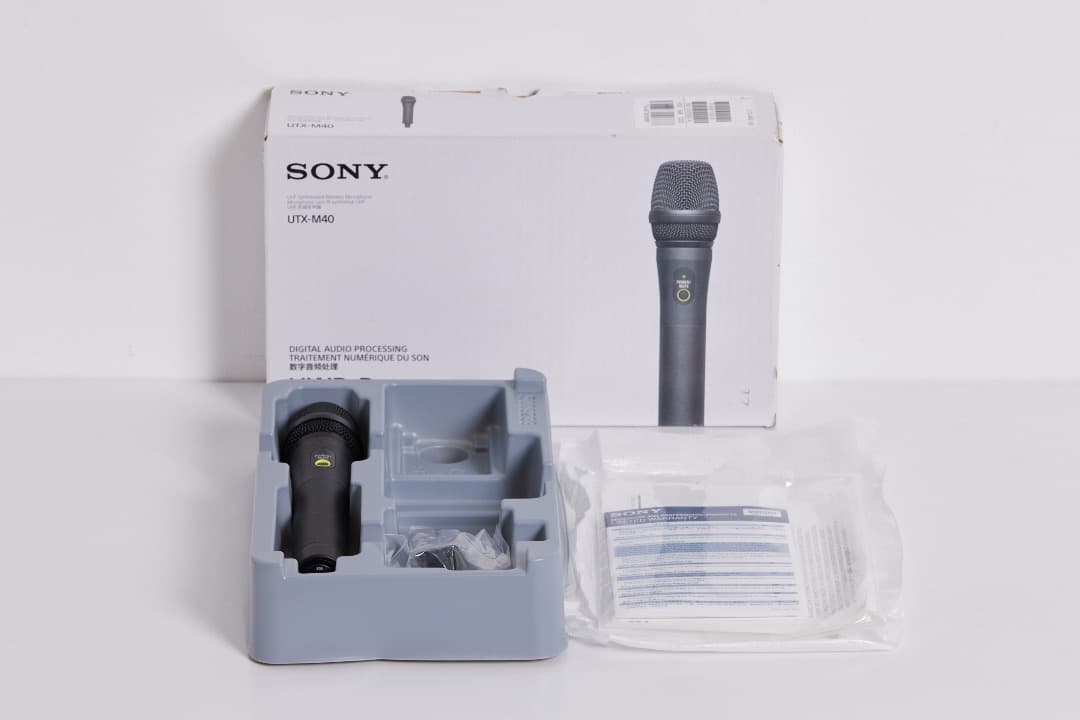 【美品】SONY ハンドヘルドマイクロホン UTX-M40
