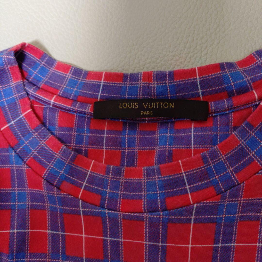 Louis Vuitton チェック柄 半袖Tシャツ XS