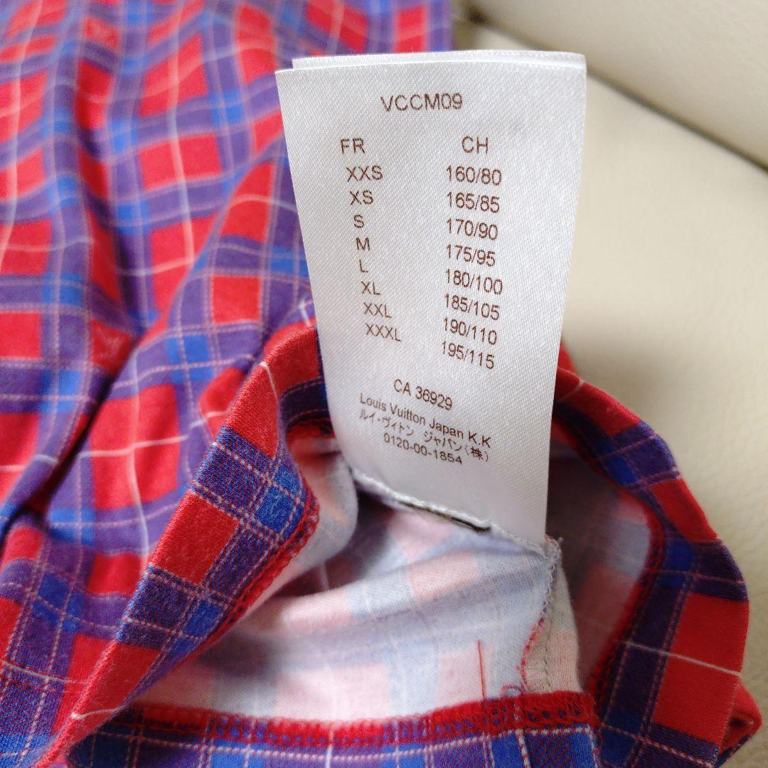 Louis Vuitton チェック柄 半袖Tシャツ XS