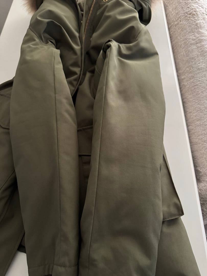 green label relaxing撥水マウンテンダウンコート