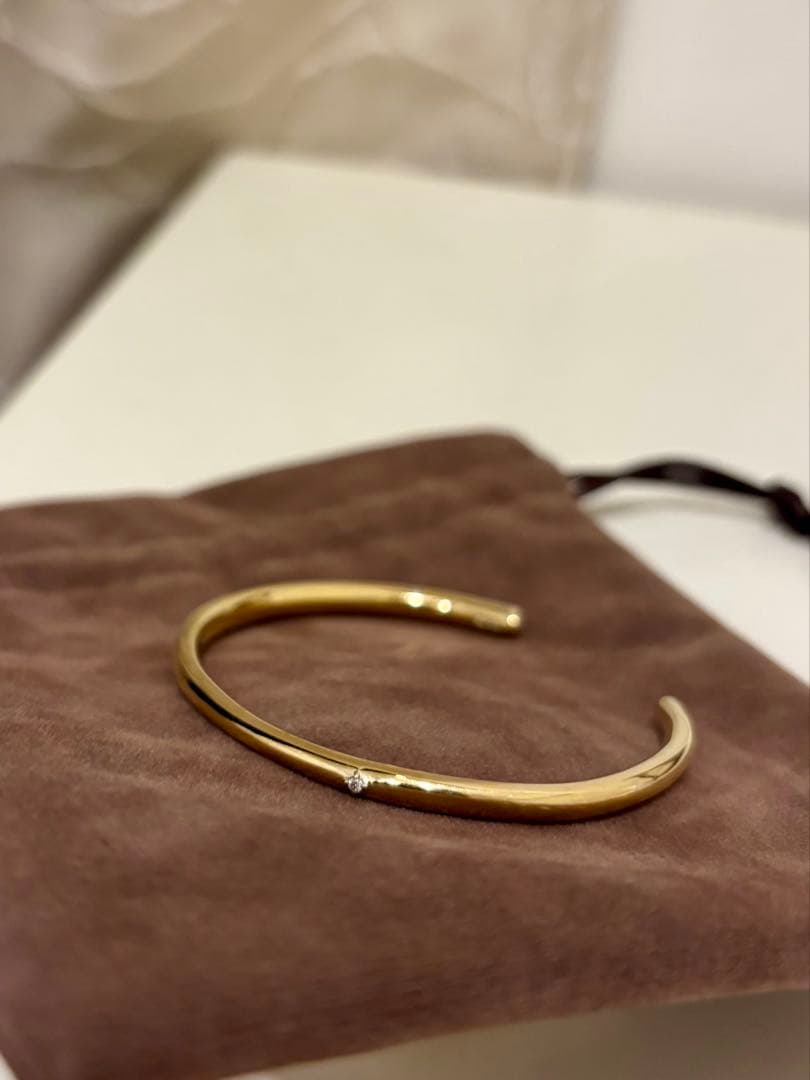 ete ゴールドシンプルバングル