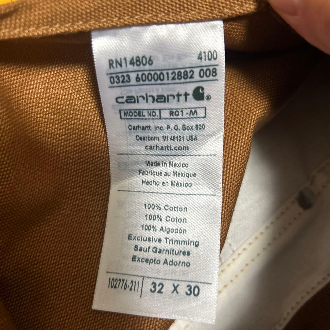 Carhartt duck bib overall 32×30