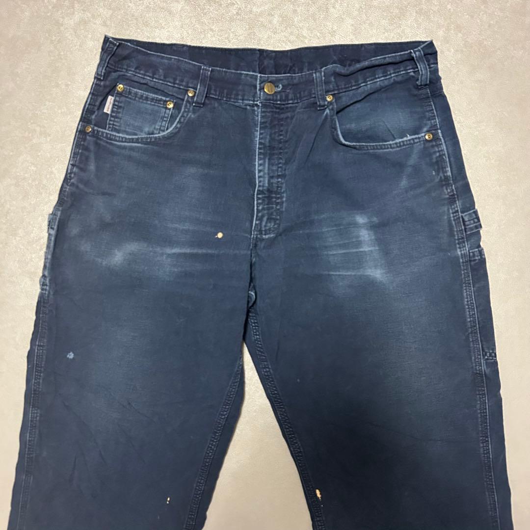 Carhartt 00s メキシコ製ダックペインターパンツフェードボロ38×32
