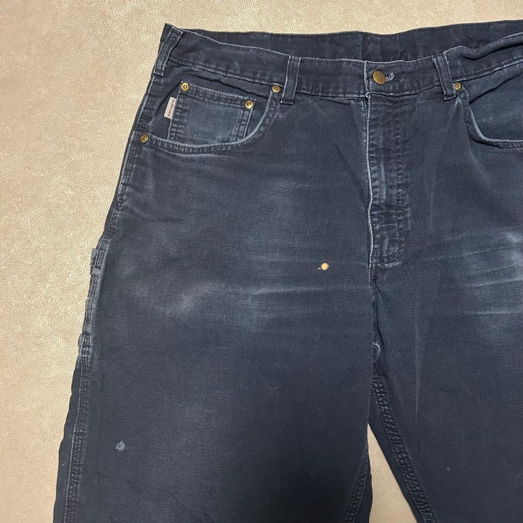 Carhartt 00s メキシコ製ダックペインターパンツフェードボロ38×32