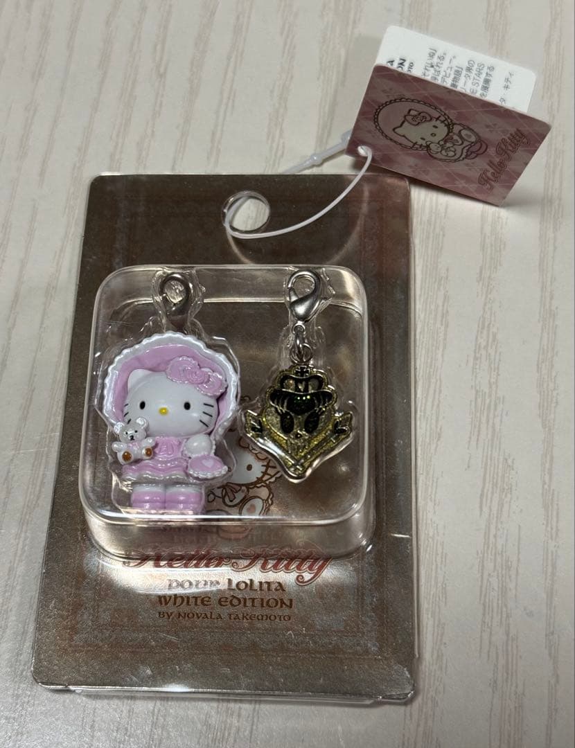 ハローキティ 下妻物語 ロリータ チャーム キーホルダー