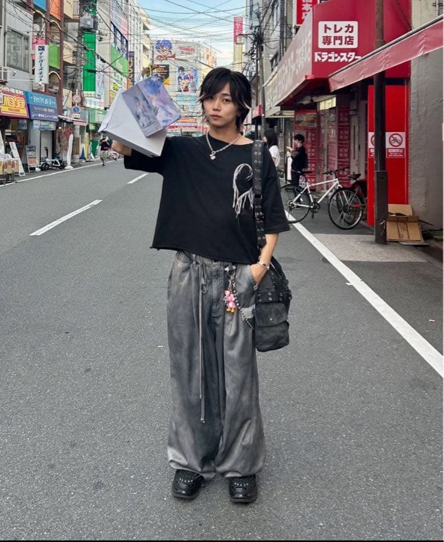 【Maison MIHARA YASUHIRO】サテンカーゴパンツ 46