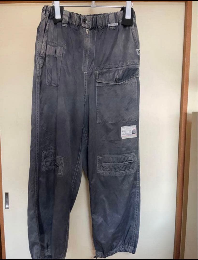 【Maison MIHARA YASUHIRO】サテンカーゴパンツ 46