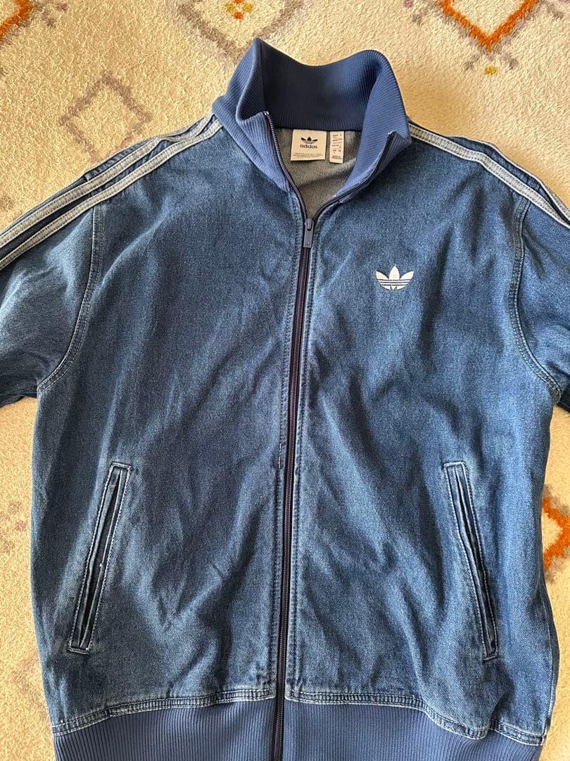 トップス adidas DENIM FIREBIRD TRACKTOP