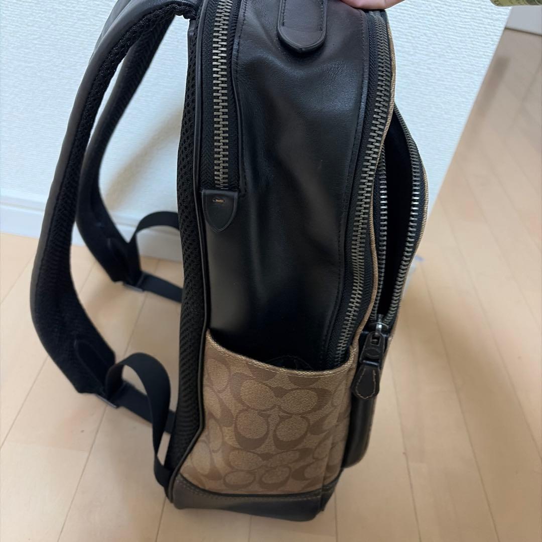 Coach ストライプデザイン バックパック