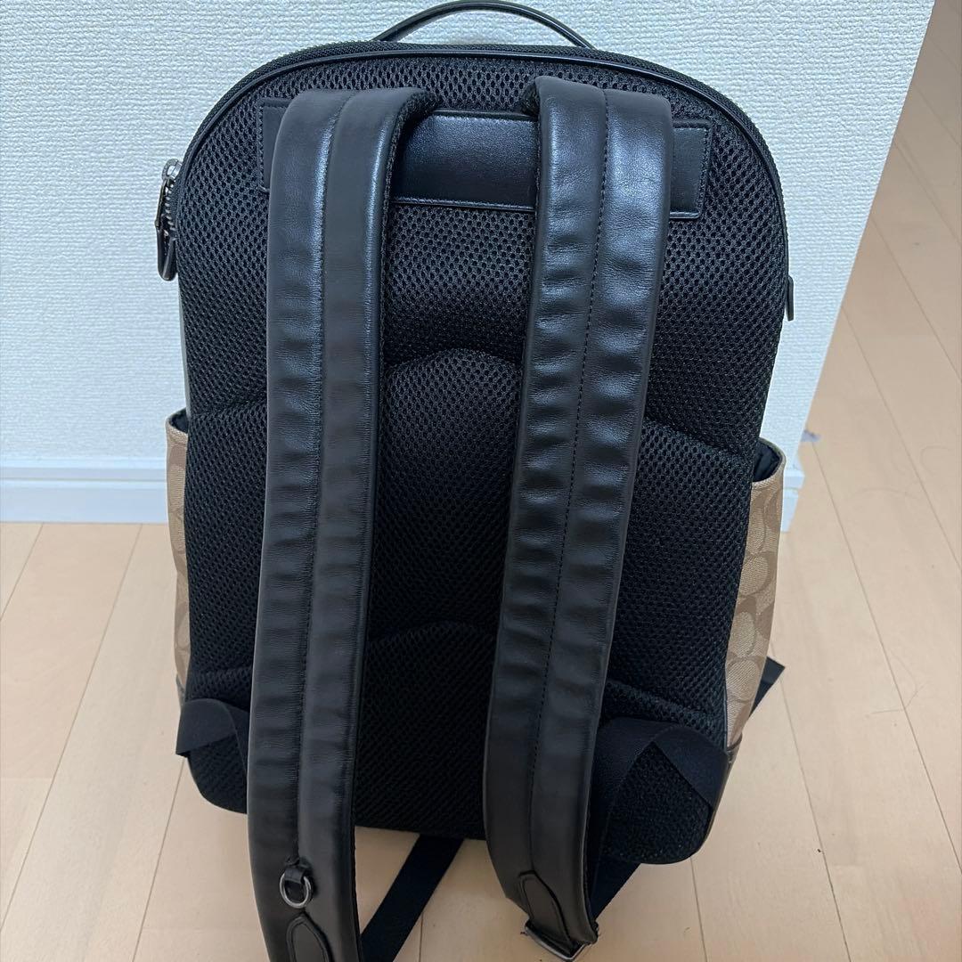Coach ストライプデザイン バックパック