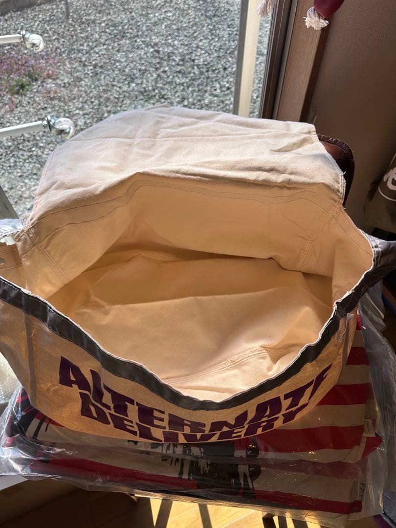 ニュースペーパーバッグ 未使用品 デッドストック Newspaper Bag