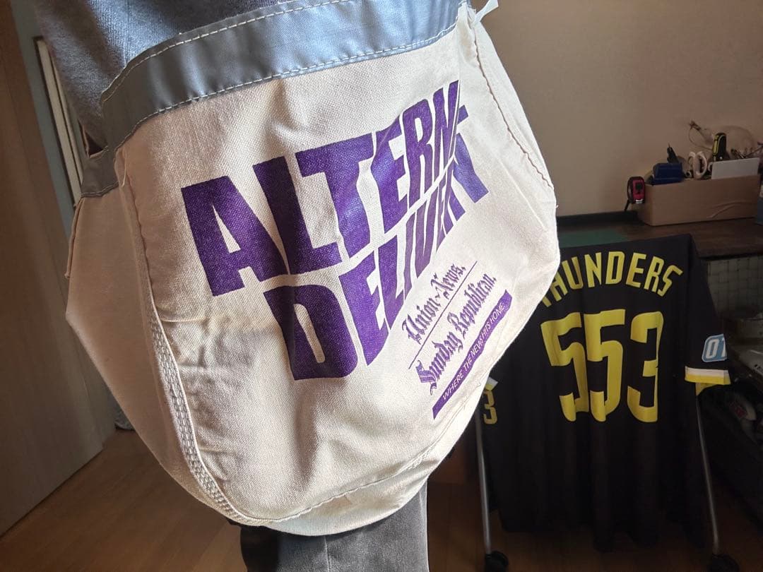 ニュースペーパーバッグ 未使用品 デッドストック Newspaper Bag