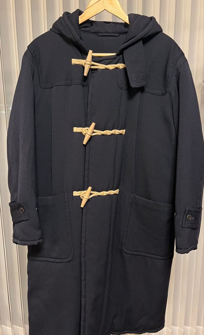 COMOLI ネイビー ダッフルコート