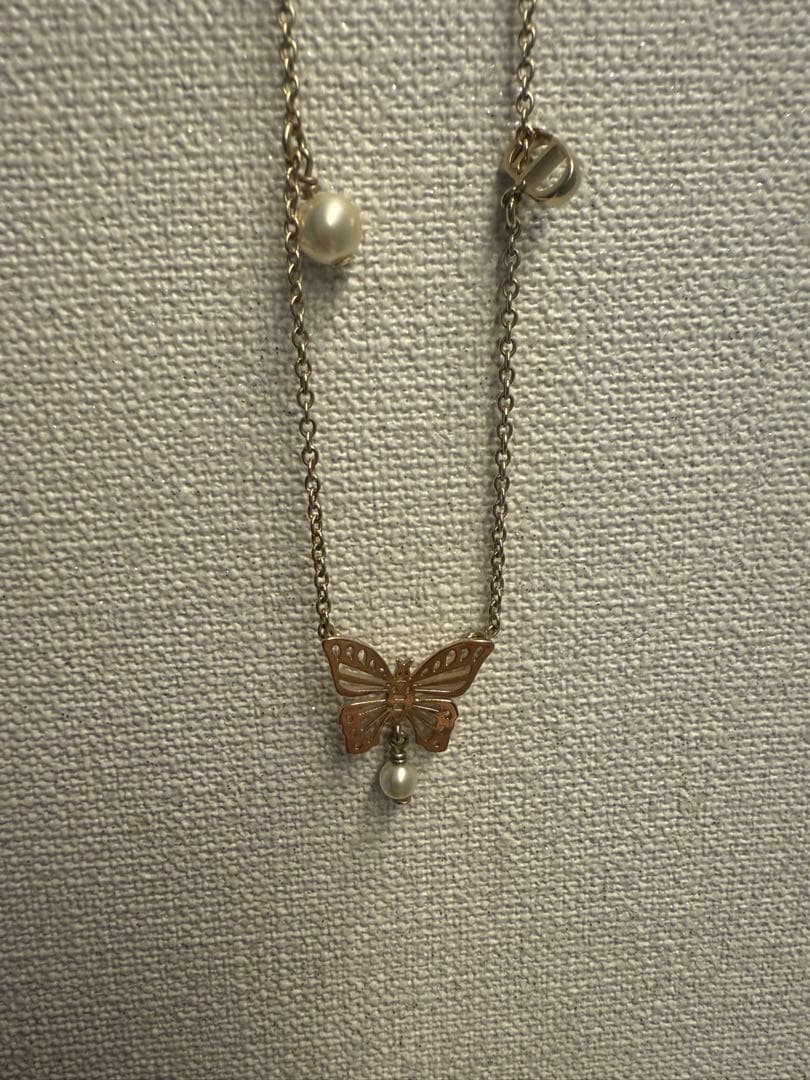 最終値下げ⭐︎Dior 蝶モチーフ ネックレス