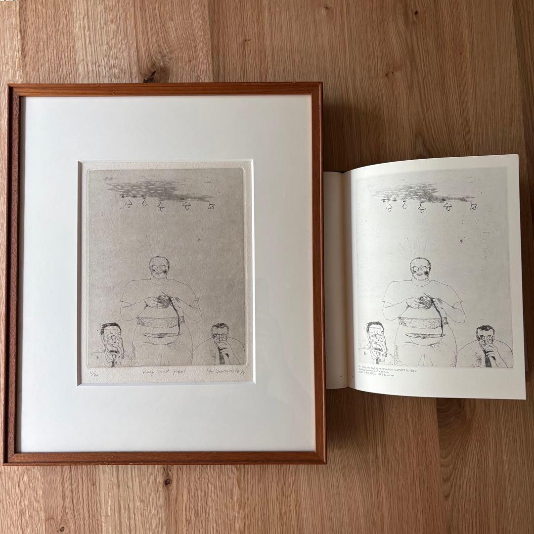 山本容子　銅版画　掲載画集と資料付　オードリー・ヘプバーン　ティファニーで朝食を