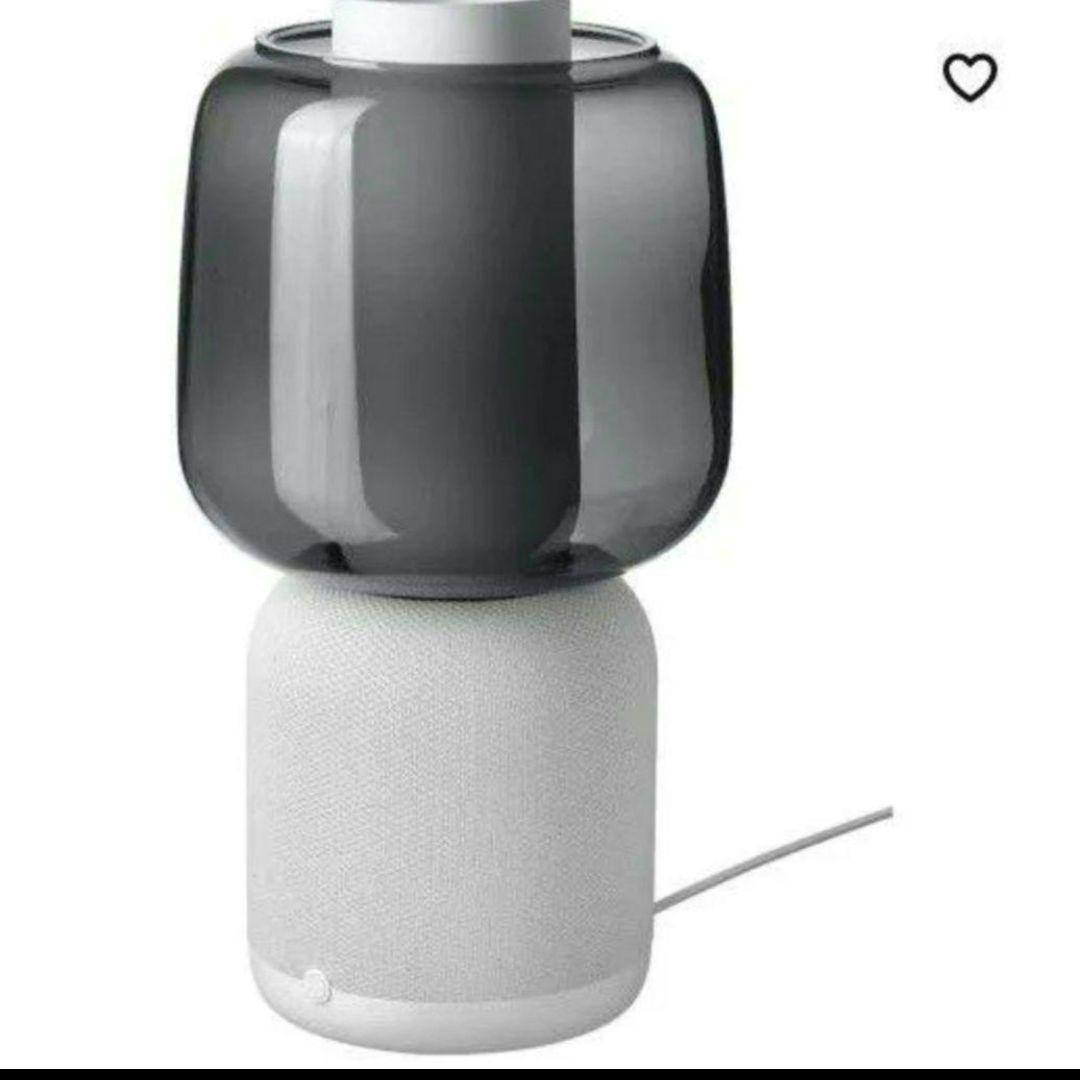 IKEA　シンフォニスク スピーカーランプ WiFi付き、ガラスシェード　セット
