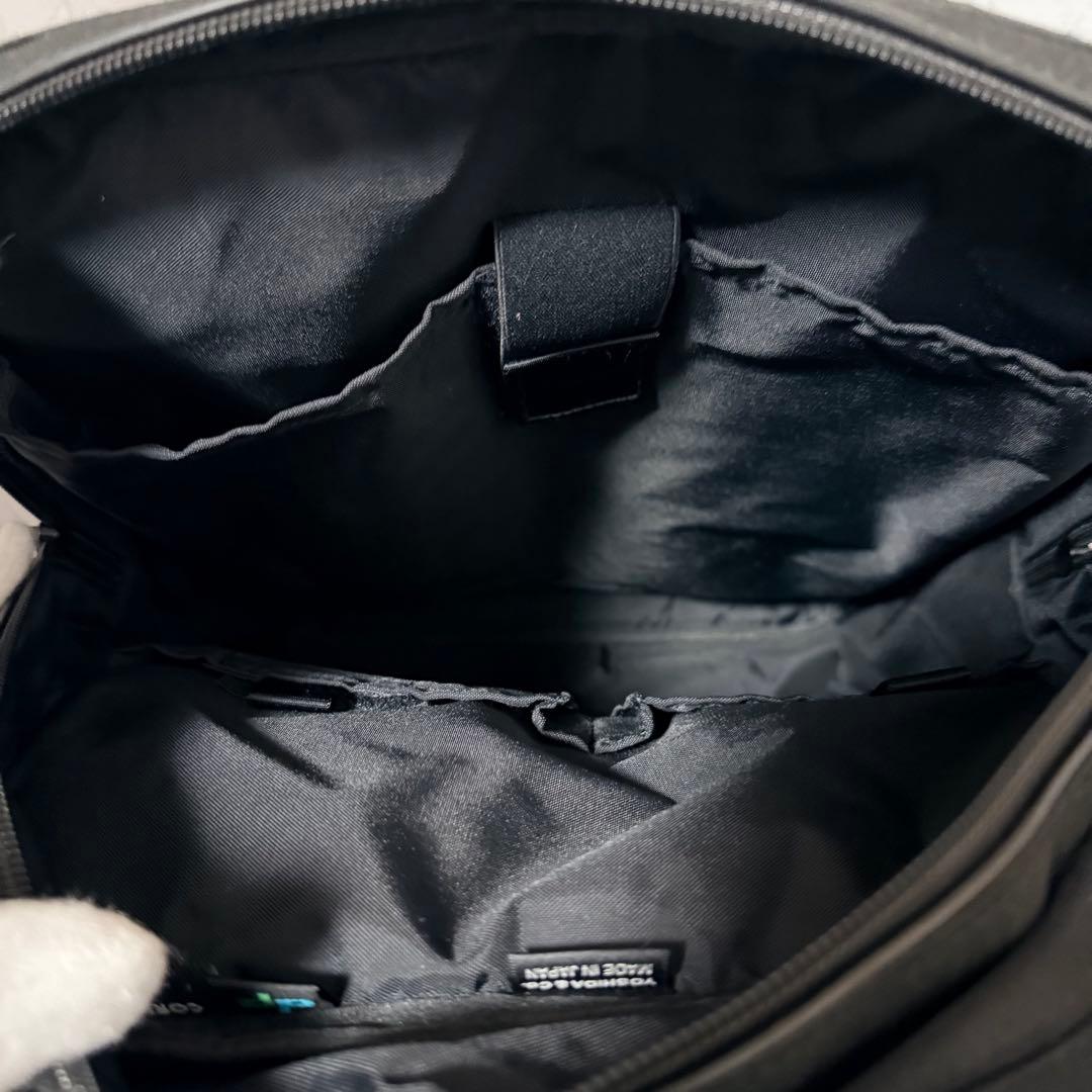 未使用級 新型 ポーター ハイブリッド デイパック リュック ブラック