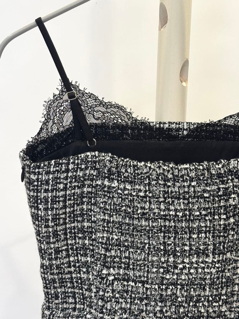 ワンピース yilon TWEED LACE MERMAID DRESS