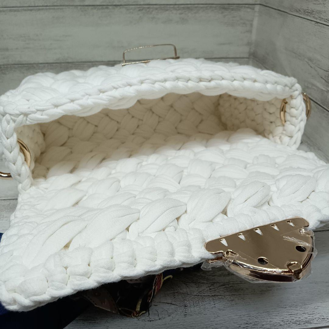 sora.ai様オーダー ロシアヤーン/玉編みショルダー