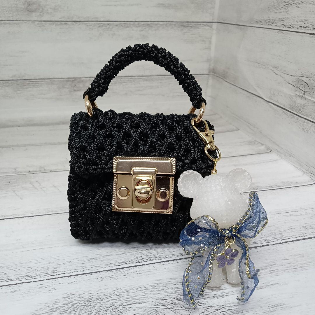 sora.ai様オーダー ロシアヤーン/玉編みショルダー