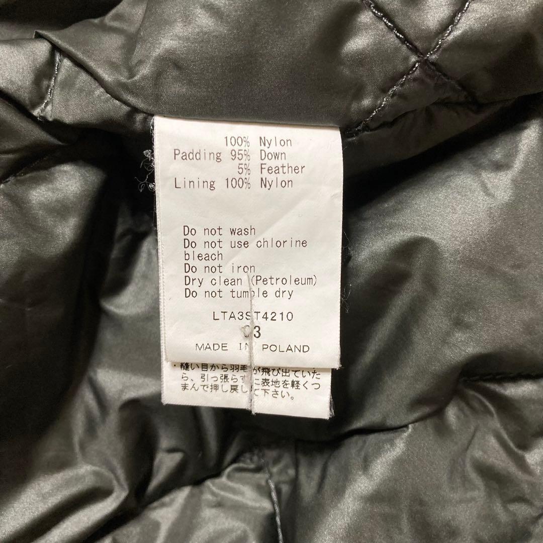 訳あり TATRAS タトラス ダウンライナー付き ベージュモッズコート 03