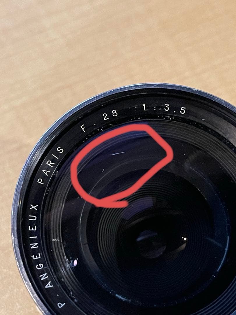 P.Angenieux Paris 28mm F3.5 R11 EF マウント