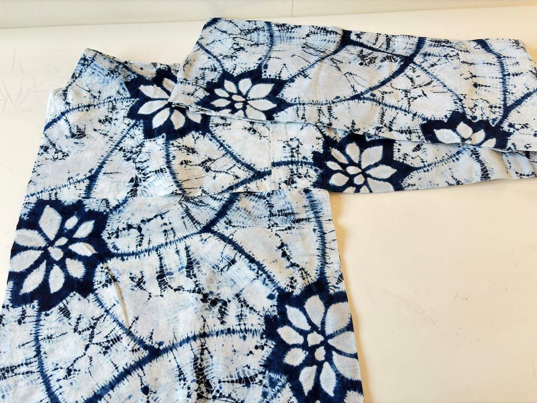 未使用　有松絞り 浴衣