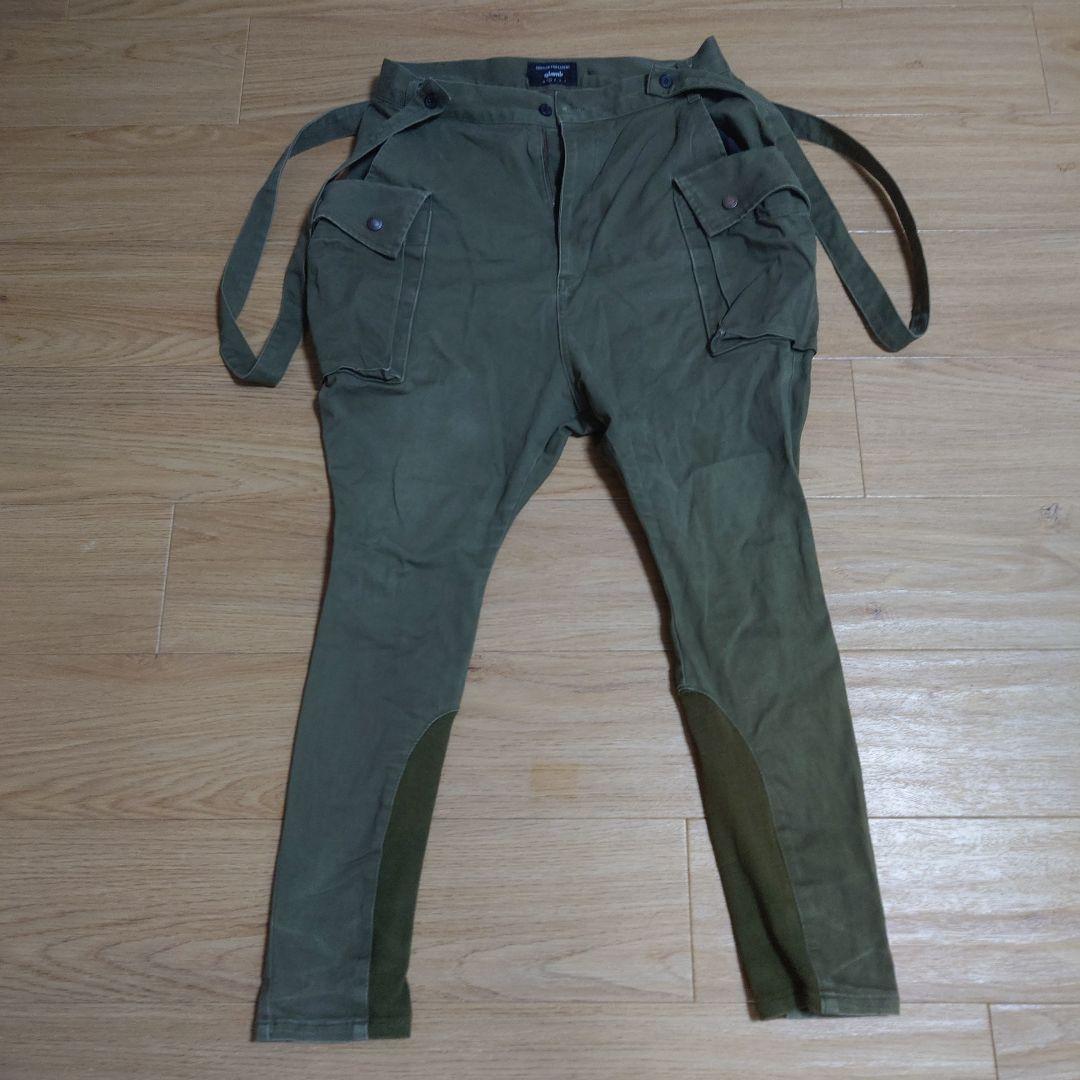 【値下げ終了！早い者勝ち】大人気glamb サルエルパンツ オリーブ