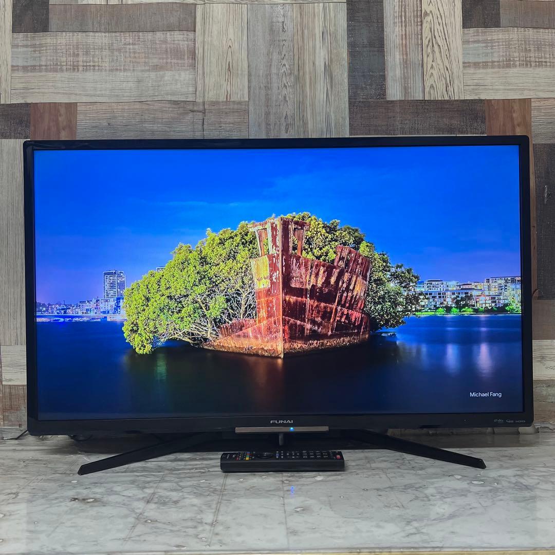 即日受渡❣️全国送料込フナイ40V型HDD録画機能内蔵テレビ見ながら録画も可能。