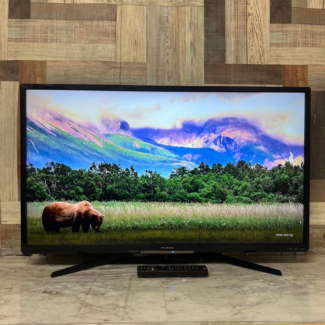 即日受渡❣️全国送料込フナイ40V型HDD録画機能内蔵テレビ見ながら録画も可能。
