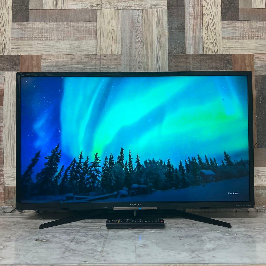 即日受渡❣️全国送料込フナイ40V型HDD録画機能内蔵テレビ見ながら録画も可能。