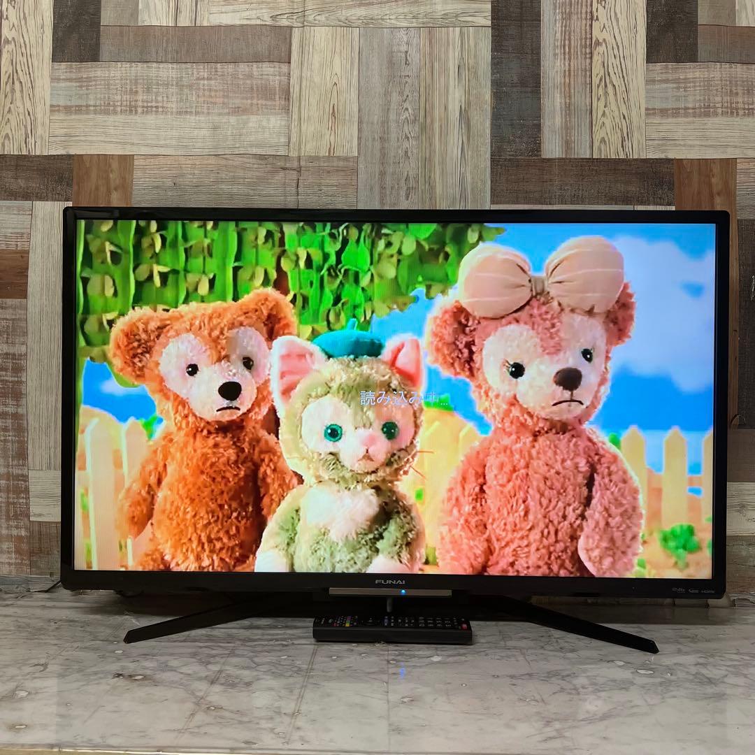 即日受渡❣️全国送料込フナイ40V型HDD録画機能内蔵テレビ見ながら録画も可能。
